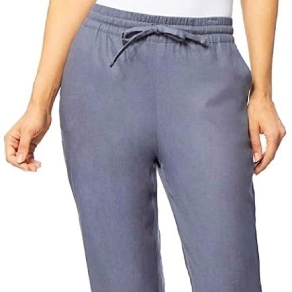 32 DEGREES Stretch Linen Blend Pant - Gray -  XL